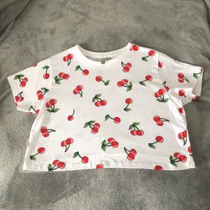 ASOS Cherry crop top